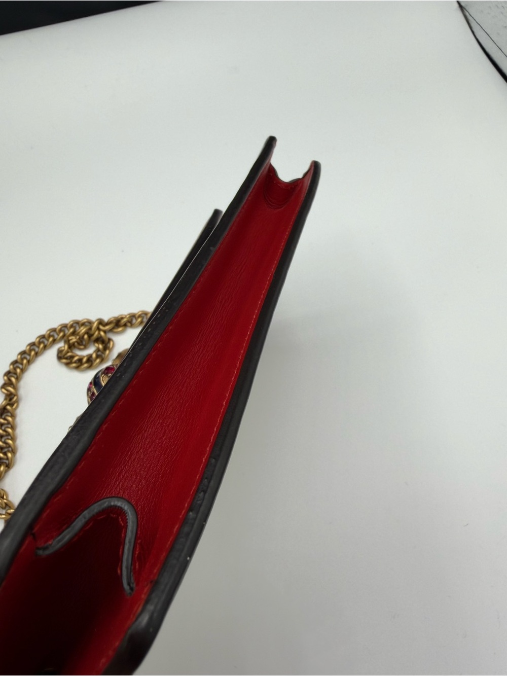 Gucci Queen Margaret Leather Wallet on Chain Crossbody Bag - Picture 4 of 9